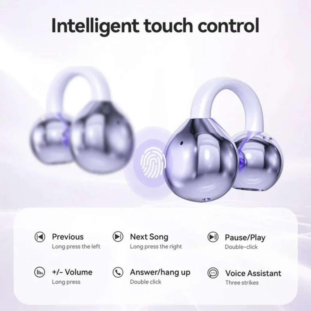 Clipsoniq® – Clip-On Wireless Earphones