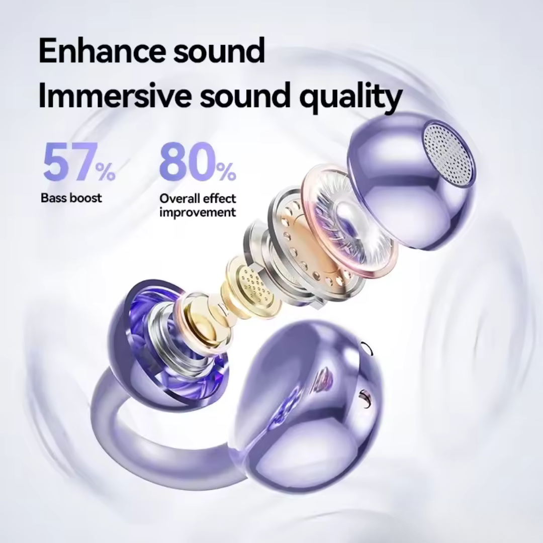 Clipsoniq® – Clip-On Wireless Earphones